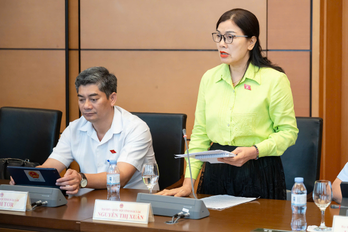 Đại biểu Nguyễn Thị Xuân. Ảnh: Cổng TTĐT Quốc hội