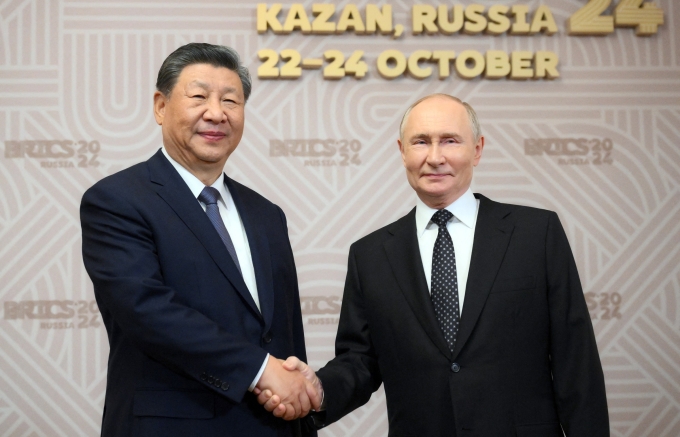 Chủ tịch Tập Cận Bình và Tổng thống Putin tại Kazan