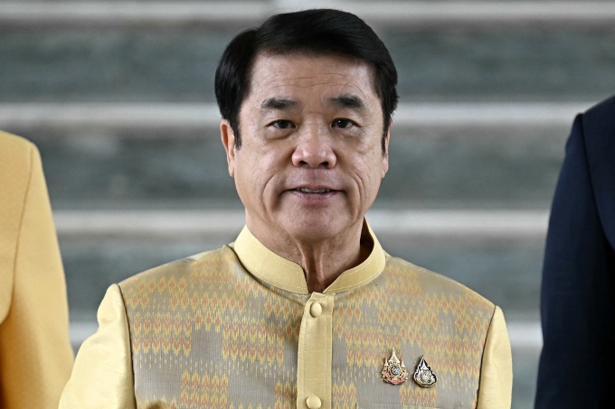 Quyền Thủ tướng Thái Lan Suriya Jungrungreangkit tại tòa nhà chính phủ ở Bangkok ngày 2/7. Ảnh: AFP