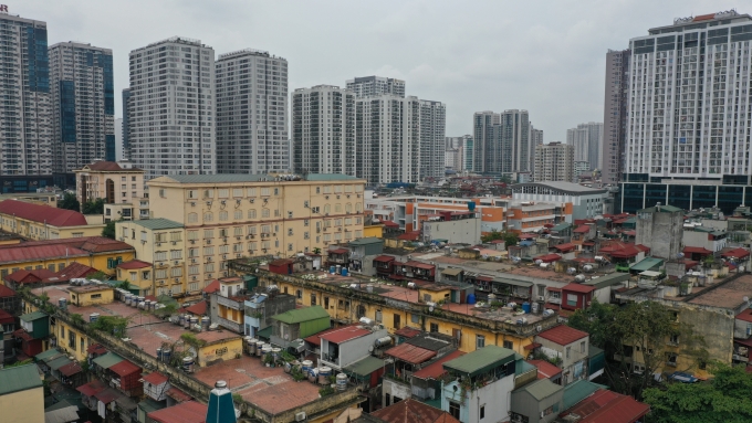 Hình ảnh các khu chung cư, nhà tập thể tại Hà Nội.