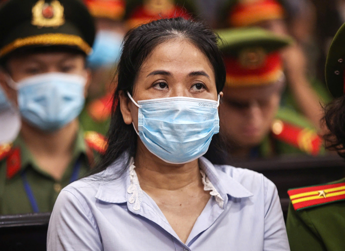 Bị cáo Mai Thị Hồng Hạnh trong phiên tòa sơ thẩm ngày 20/11.