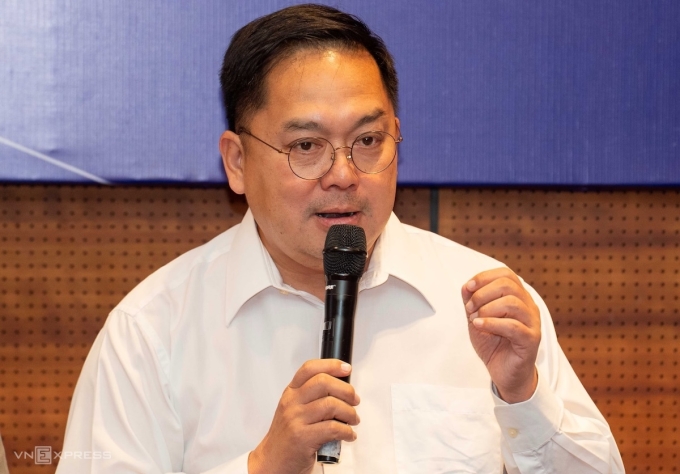 Ông Hoàng Nam Tiến lúc sinh thời tại một sự kiện hồi tháng 6/2025 ở Hà Nội.