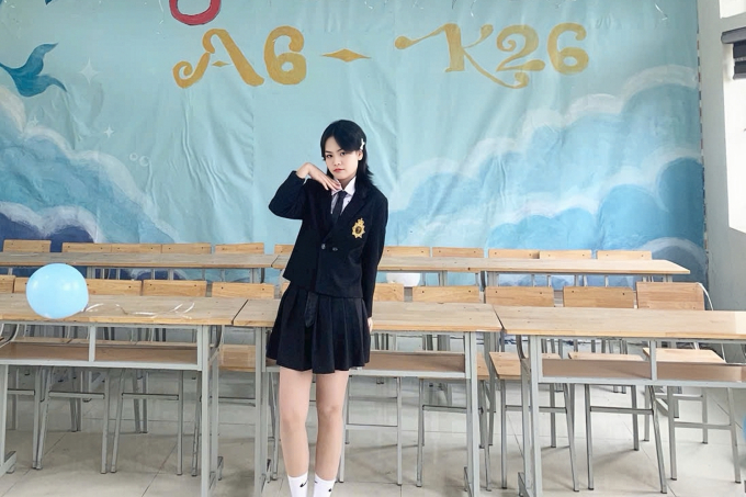 Nguyễn Hà Anh, thủ khoa lớp 10 trường THPT chuyên Vĩnh Phúc năm 2025.