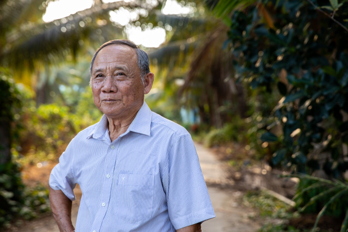 Ông Trần Văn On trong bộ quân phục