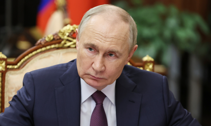 Tổng thống Nga Vladimir Putin tại Điện Kremlin hôm 16/6. Ảnh: AP