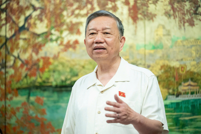 Tổng Bí thư Tô Lâm phát biểu tại tổ về một số dự án luật, chiều 17/5. Ảnh: Cổng TTĐT Quốc hội