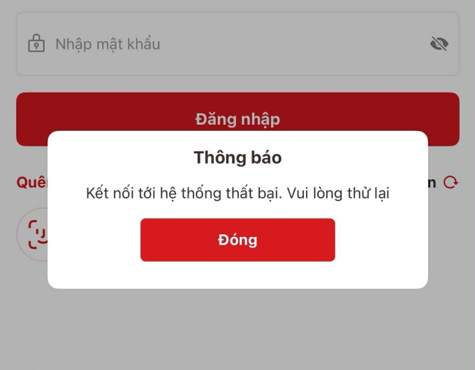 Lỗi kết nối do quá tải truy cập