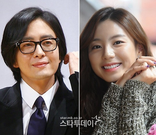 Vợ chồng Bae Yong Joon - Park Soo Jin. Ảnh: MK
