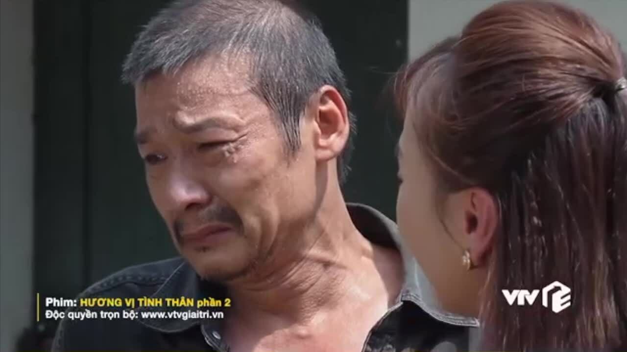 Cảnh cha con nhận nhau phim 'Hương vị tình thân' lấy nước mắt khán giả