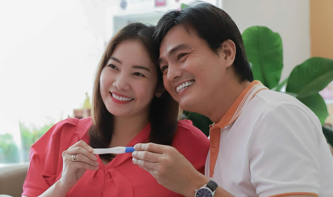 Cao Minh Đạt và vợ vui mừng khi sắp đón con đầu lòng.