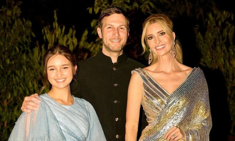Con gái của Ivanka Trump cùng bố mẹ dự đám cưới ở Ấn Độ.