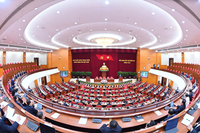 Phiên bế mạc hội nghị Trung ương 12 khóa 13, chiều 19/7.