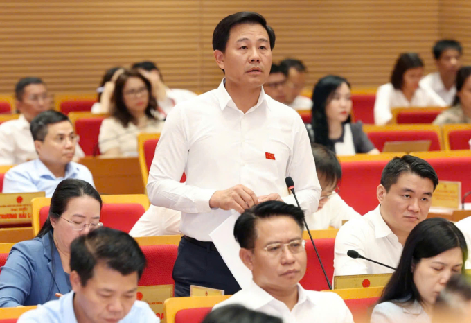 Giám đốc Sở Nông nghiệp và Môi trường Hà Nội Nguyễn Xuân Đại.