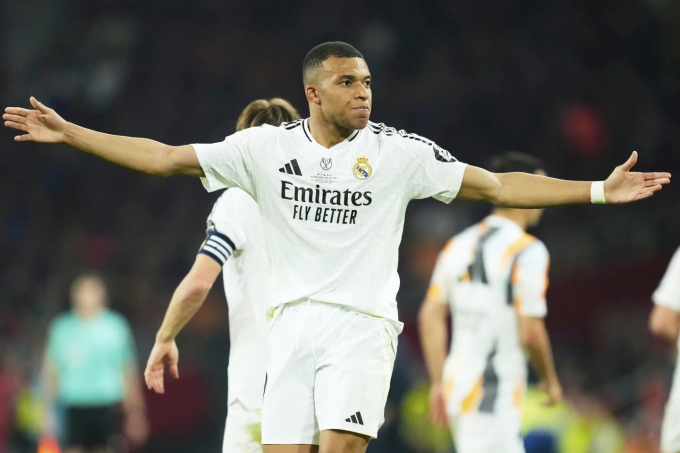 Mbappe trong trận chung kết Cup Nhà vua Tây Ban Nha