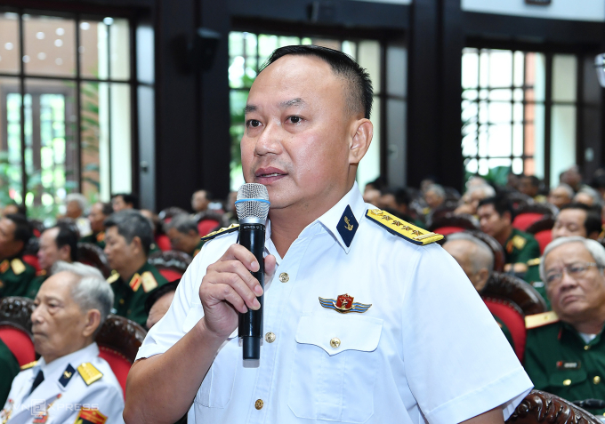 Đại tá Vũ Anh Tuấn, con trai thuyền trưởng Vũ Huy Lễ, người bảo vệ Trường Sa.