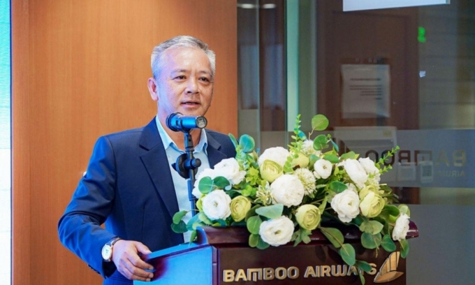 Chủ tịch HĐQT Bamboo Airways Phan Đình Tuệ. Ảnh: Bamboo Airways