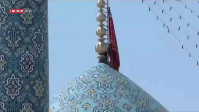 Thánh đường Iran treo cờ máu sau vụ Israel không kích