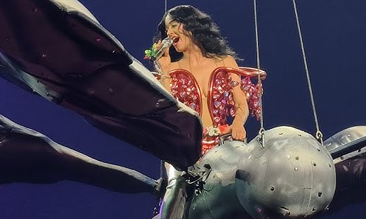 Video 'Katy Perry suýt rơi từ trên cao khi hát' gây chú ý