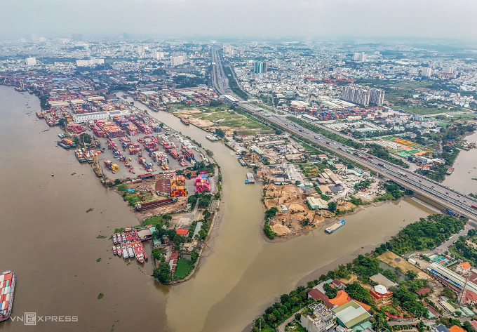 Khu đất nằm quanh ga Phước Long của metro Bến Thành - Suối Tiên là một trong những vị trí TP HCM đang lên kế hoạch phát triển TOD. Ảnh: Quỳnh Trần