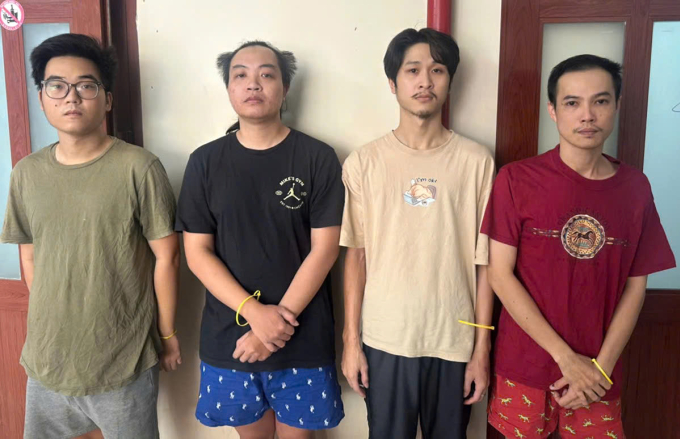 Các nghi phạm trong đường dây ma túy